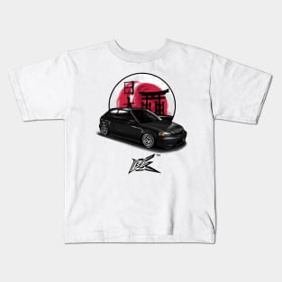 ek9 civic black Kids T-Shirt